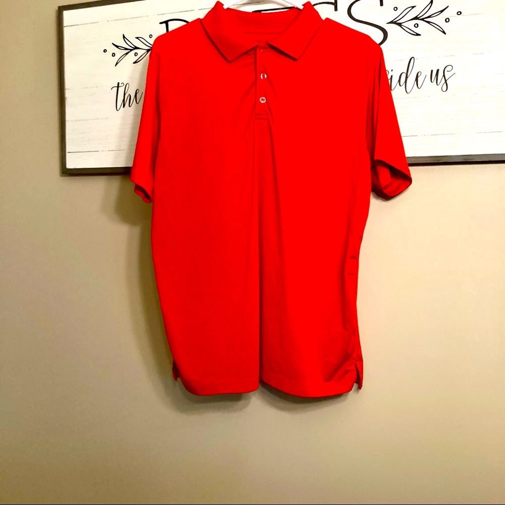 Men’s Falls Creek red polo size large